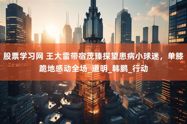 股票学习网 王大雷带宿茂臻探望患病小球迷，单膝跪地感动全场_道明_韩鹏_行动